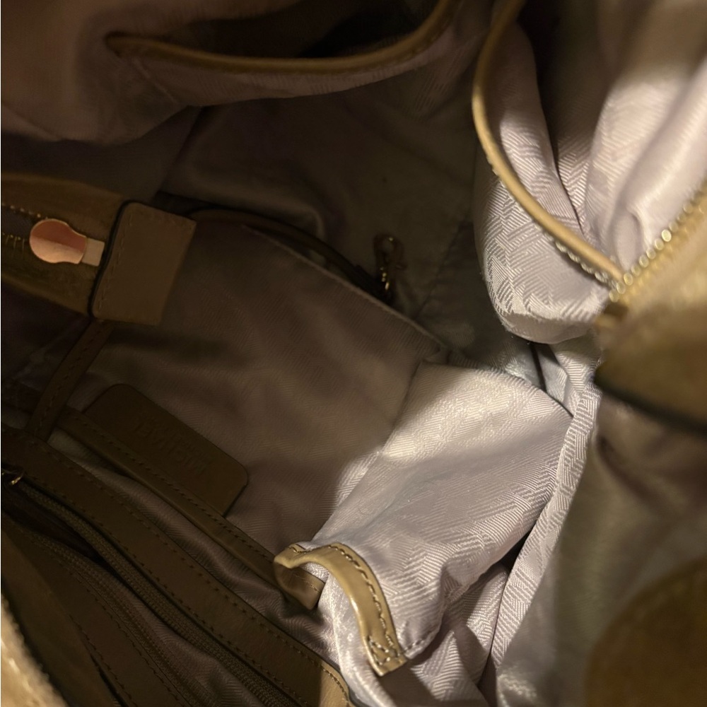 Michael Kors Tan Suede and Leather Hobo Bag - Picture 5 of 5